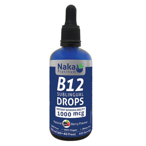 Naka - B12 Sublingual Drops (1000mcg)